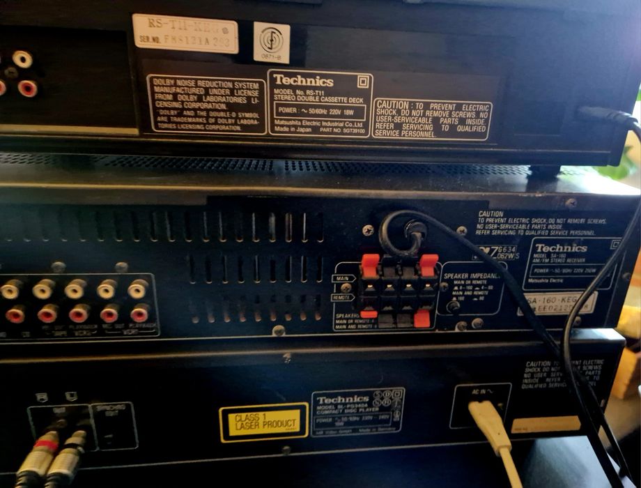 Wieża Technics -amplifier,tuner , deck  i CD