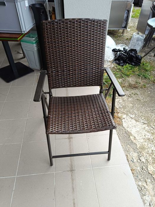 brązowe krzesła wszystko do ogrodu OLX