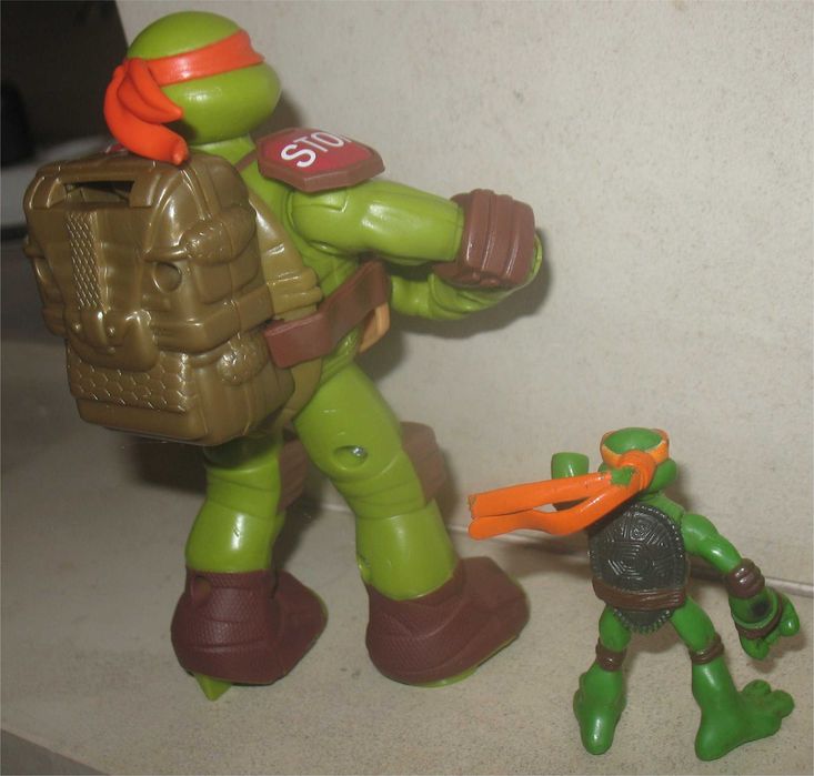 Playmates - Tartarugas Ninja - 2 Figuras Michelangelo