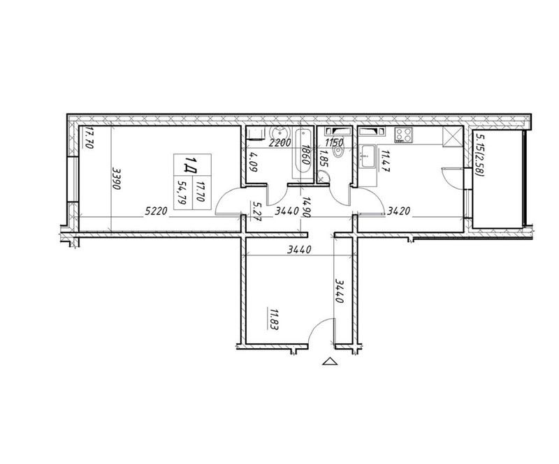 #75 Продаж 1-к двосторонньої кв ЖК Новігатор-2 вул Коноплянська буд 1