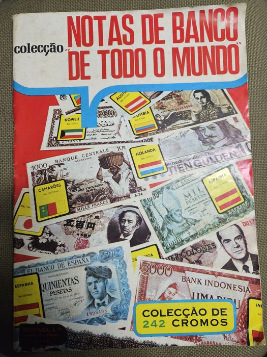 Caderneta de notas antigas