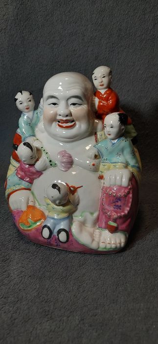 Фарфорова статуетка хотей бог щастя,веселощів,