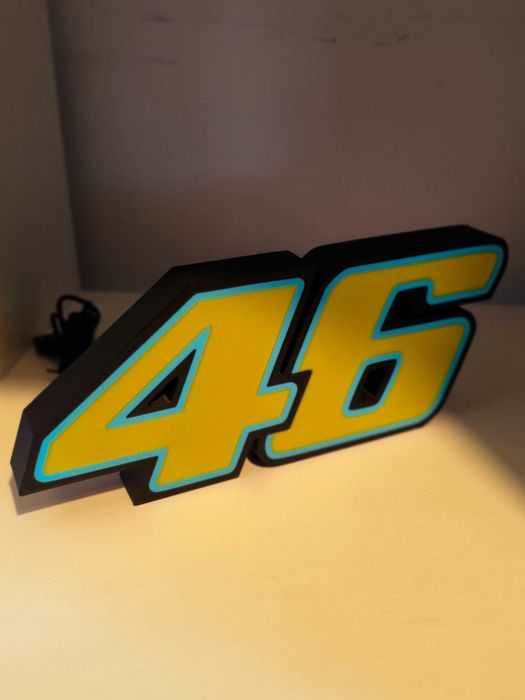 Luminária Valentino Rossi Il Dottore moto gp