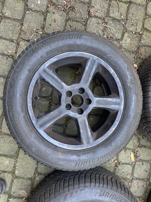 Koła opony całoroczne bridgestone felgi aluminiowe subaru 5x100 7J 16”