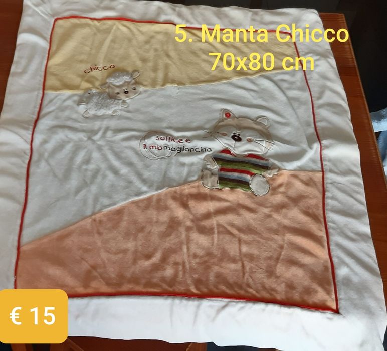 Cobertores, manta, fraldas e outros – desde € 3