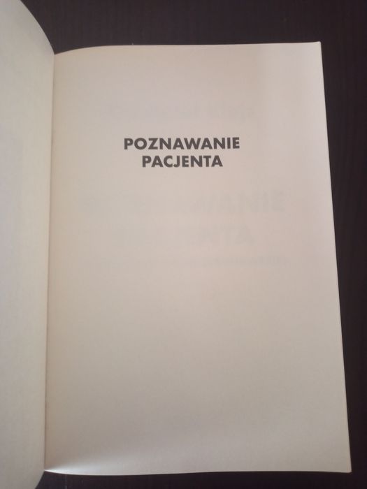 Poznawanie pacjenta. Krzysztof Klajs