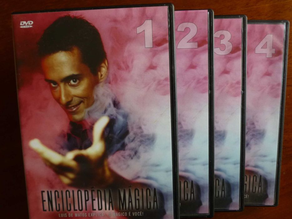 Luís de Matos - Ilusionismo - 4 DVD - Enciclopédia Mágica
