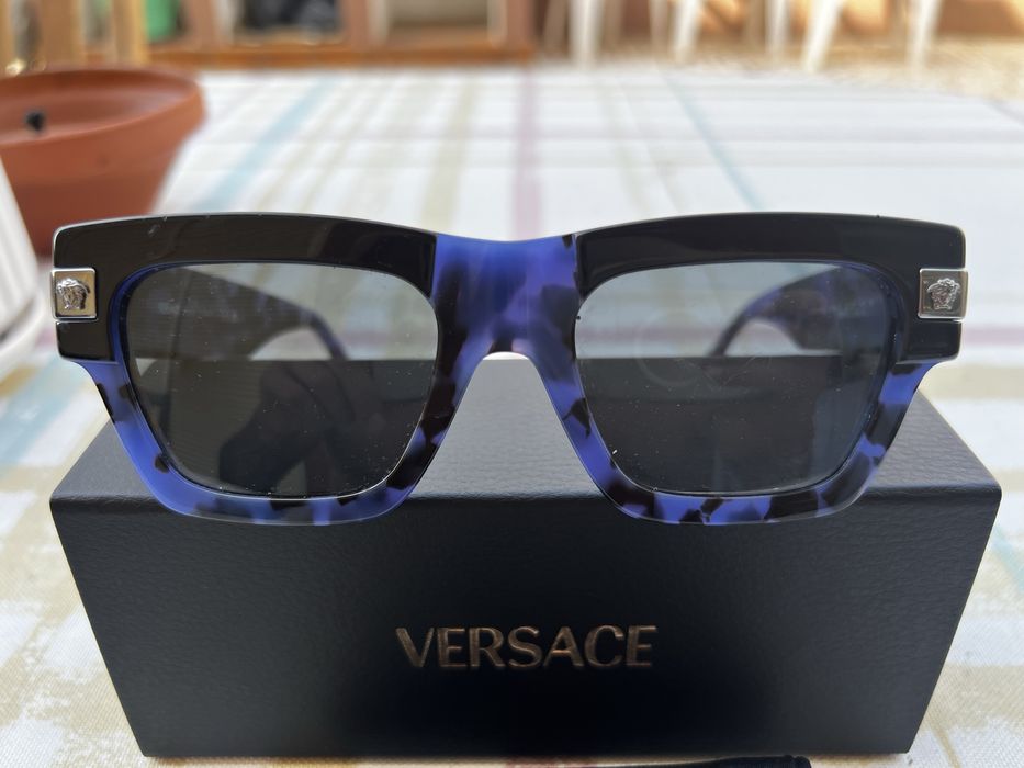 Óculos de Sol Versace Azul Tartatura