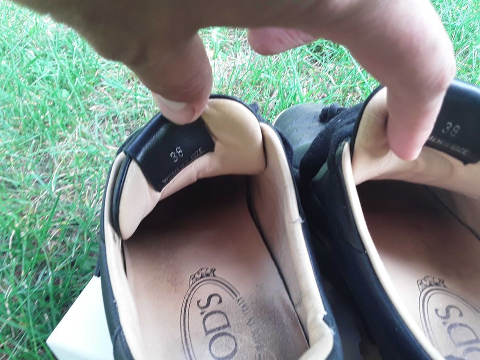 Кроссовки туфли кожаные 38 р. Tod's