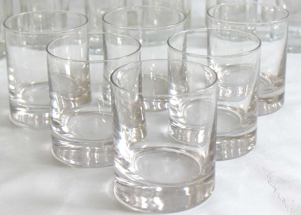 Copos Copos Copos altos e de Whiskey