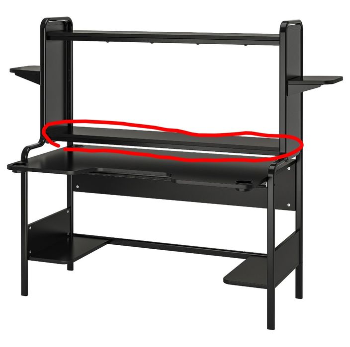 Ikea biurko gamingowe FREDDE