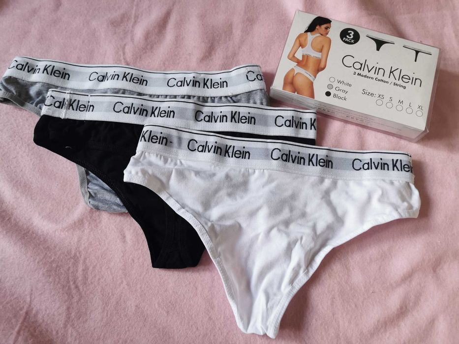 Top Stringi Bokserki Majtki 3pak Calvin Klein Tommy Hilfiger S-XL Premium
