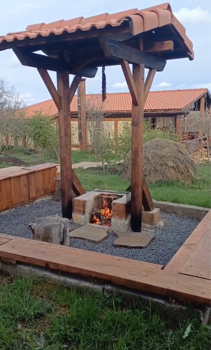 Аренда шале, глэмпинг посуточно дом возле леса, басейн,чан.