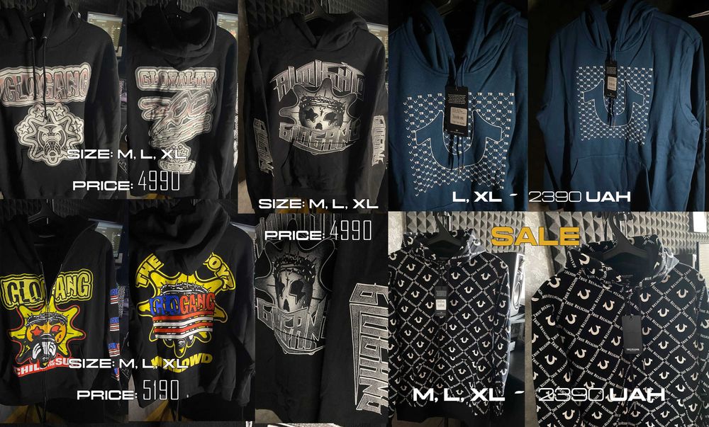 Худі True FA Pleasures - Glo Religion Gang  | Від S до XXL | Оригінал!