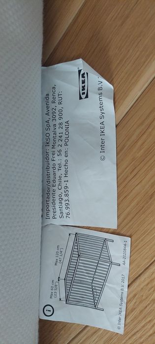 Łóżeczko dziecięce 60x120 IKEA Gulliver