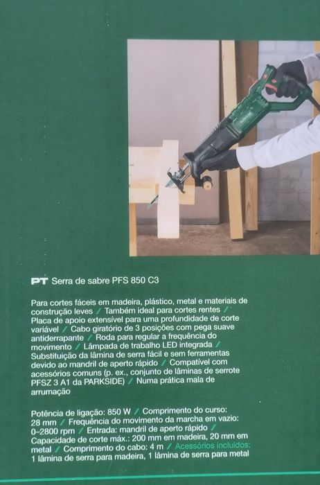 Serra Sabre Parkside nova