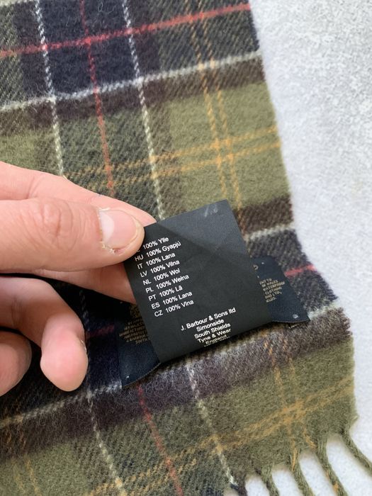 Шерстяной шарф Barbour