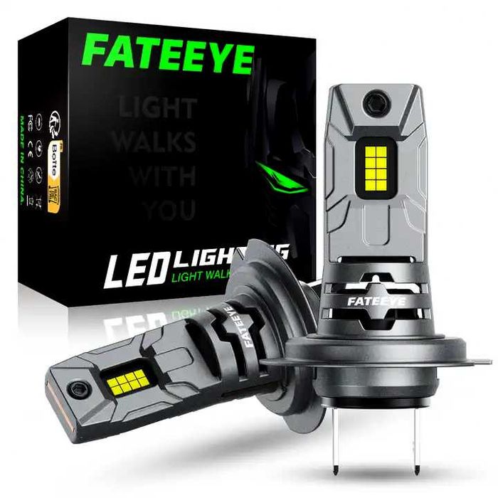 Zarówki samochodowe LED FATEEYE H7 12V 120W 6500K