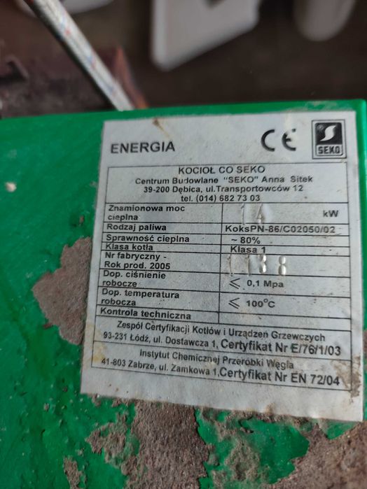 Kocioł C.O. na paliwo stałe