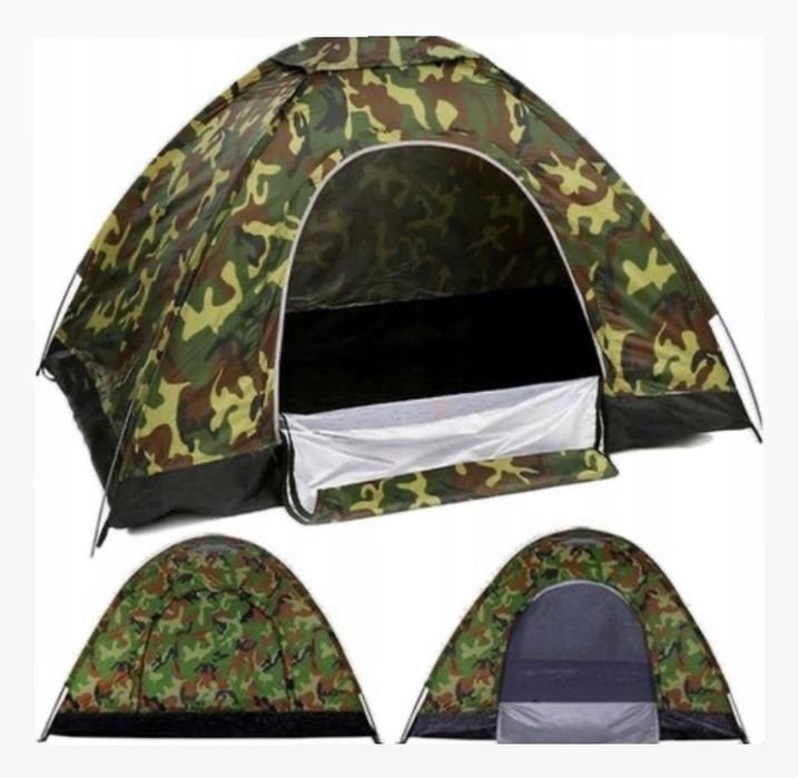 NAMIOT 2-3 Osobowy 200x150 Turystyczny Duży Kempingowy Moro