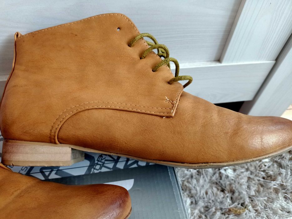 Buty botki karmelowe Julia s rozmiar 40