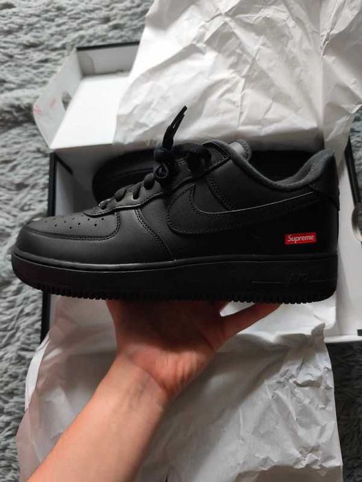 Nike Air Force 1 Low Supreme Black R.44.5