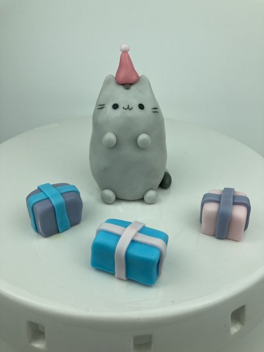 Dekoracja na tort Pusheen