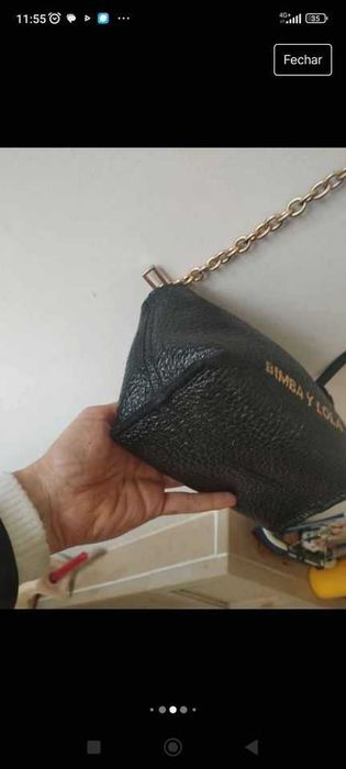 Mala em pele martelada marca Bimba Y Lola Original