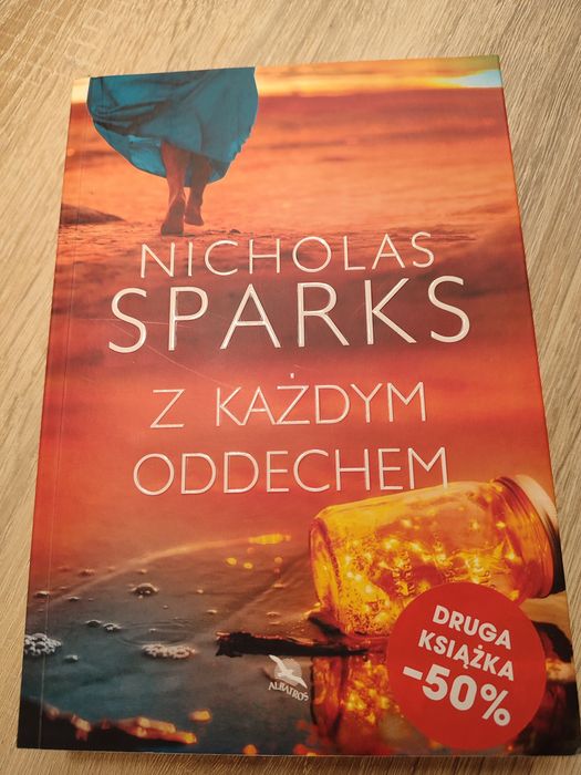 Nicholas Sparks "Z każdym oddechem" miękka okładka