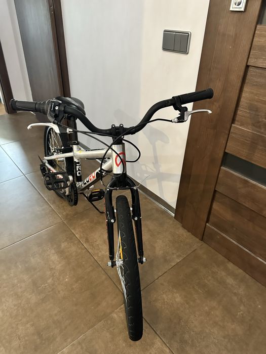 Вел дитячий + самокат Apollo 20" NEO Disc+ 6s Brushed Alloy, Red/Black