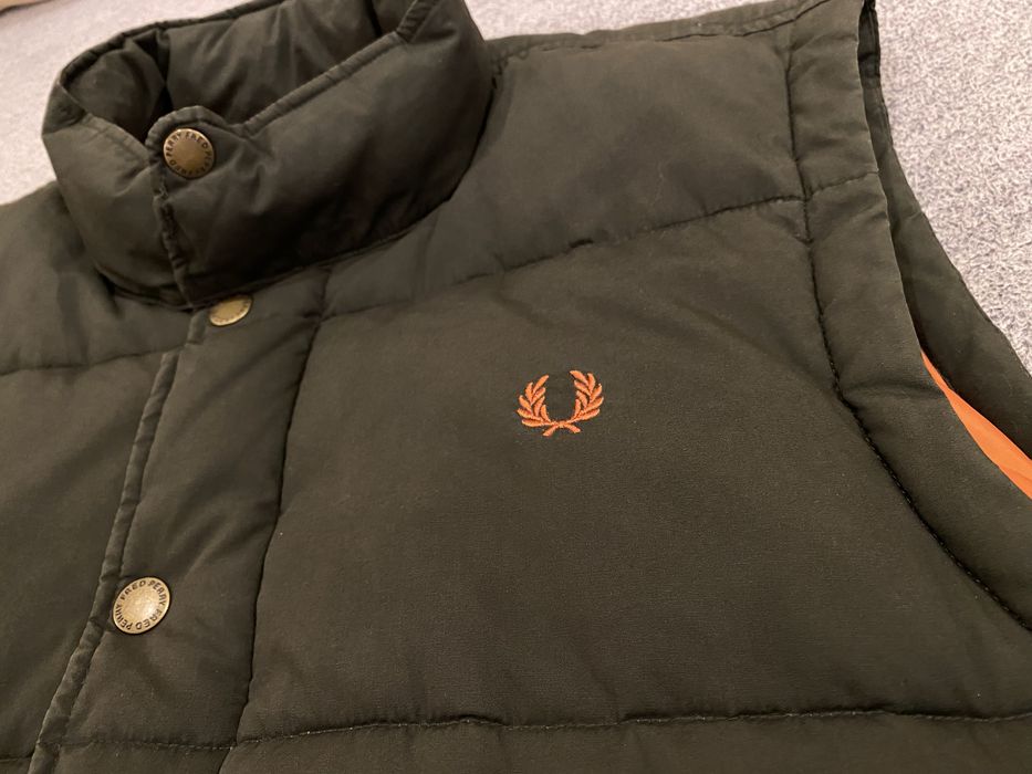 Fred Perry жилетка дутая винтаж XL