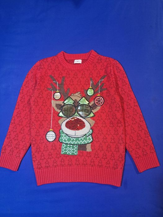 Теплый новогодний свитерок