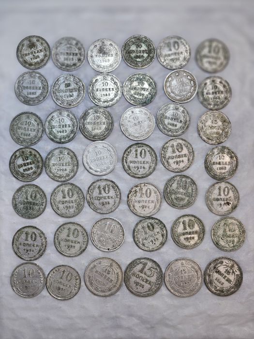 Срібні монети білони кладові СРСР обміняю або продам