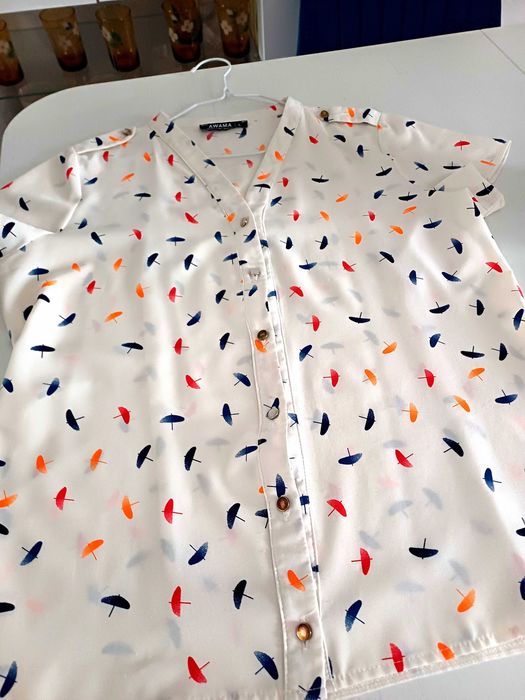 Elegancka Bluzka Damska Krótki Rękaw