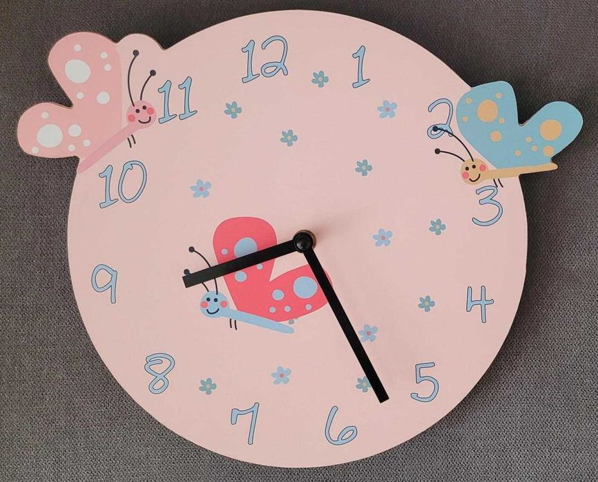 Zegarek ścienny dla dzieci, motyw zwierzątek, Ø 26 cm
