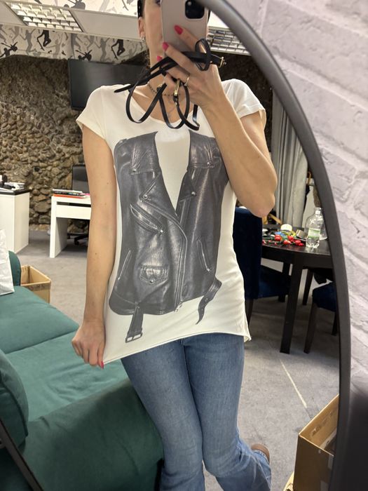 Please tshirt glam rock tunika rockowa bluzka