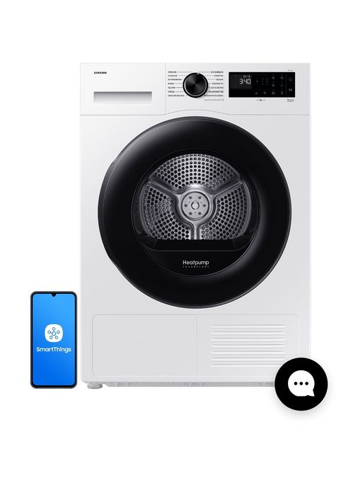 Suszarka SAMSUNG AI Seria 5000 DV90DG52A0AEEO 9kg Optimal Dry, Air Refresh, Suszenie 35'