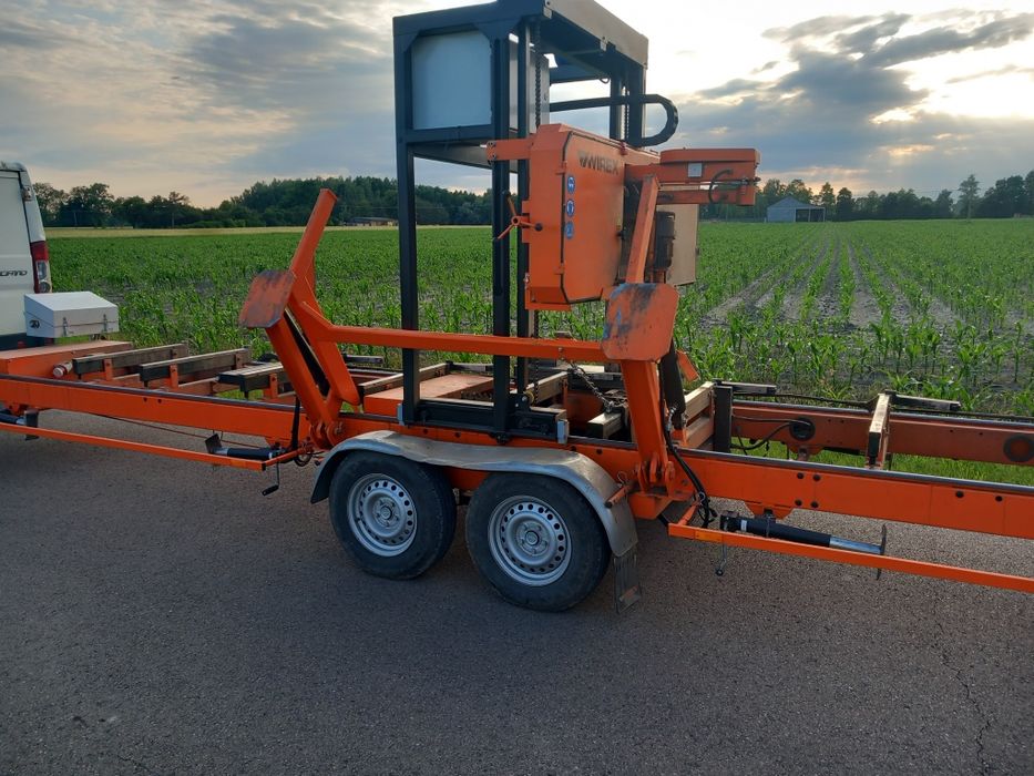 Tartak mobilny trak przewoźny usługi