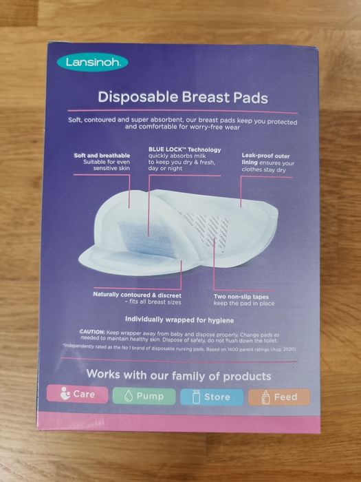 Profilowane wkładki laktacyjne LANSINOH 60szt.