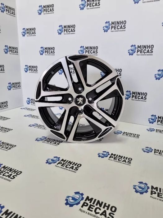 Jantes Peugeot 308 em 16 (4x108) Preto Polido