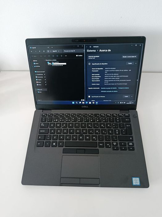 (Preco Fixo) Dell 5400 i5 8th 16gb/480gb +/- 2 horas de Autonomia