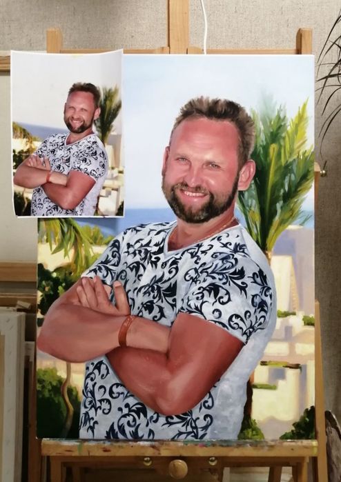 Портрет маслом Портрет олійними фарбами