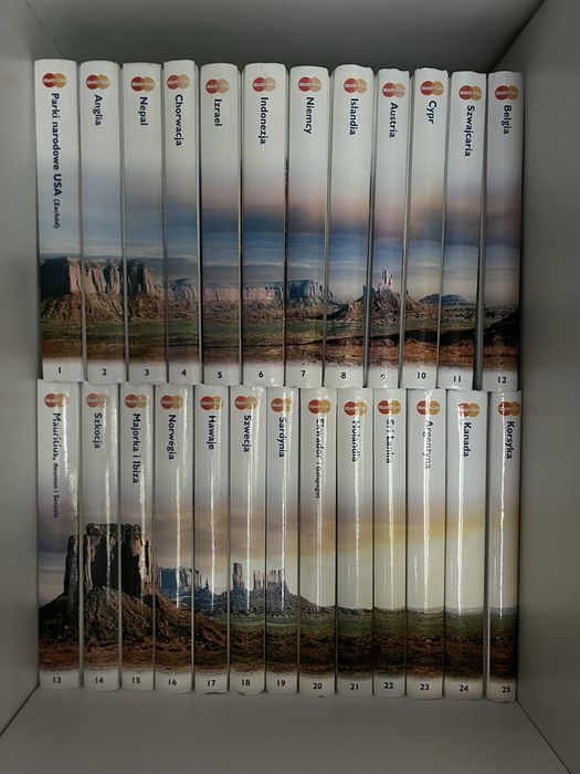 Książki „Podróże marzeń” - kolekcja 25 tomów (Gazeta Wyborcza)