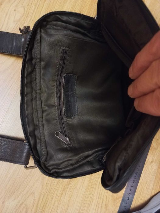 Мужская кожаная сумка - планшет ROWALLAN.