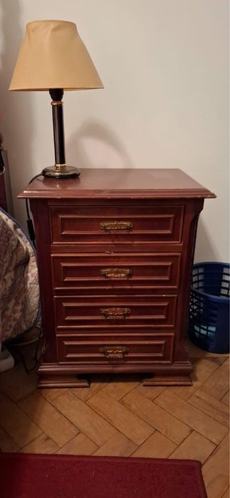 Quarto completo - cama + colchao + 2 mesas cabeceira