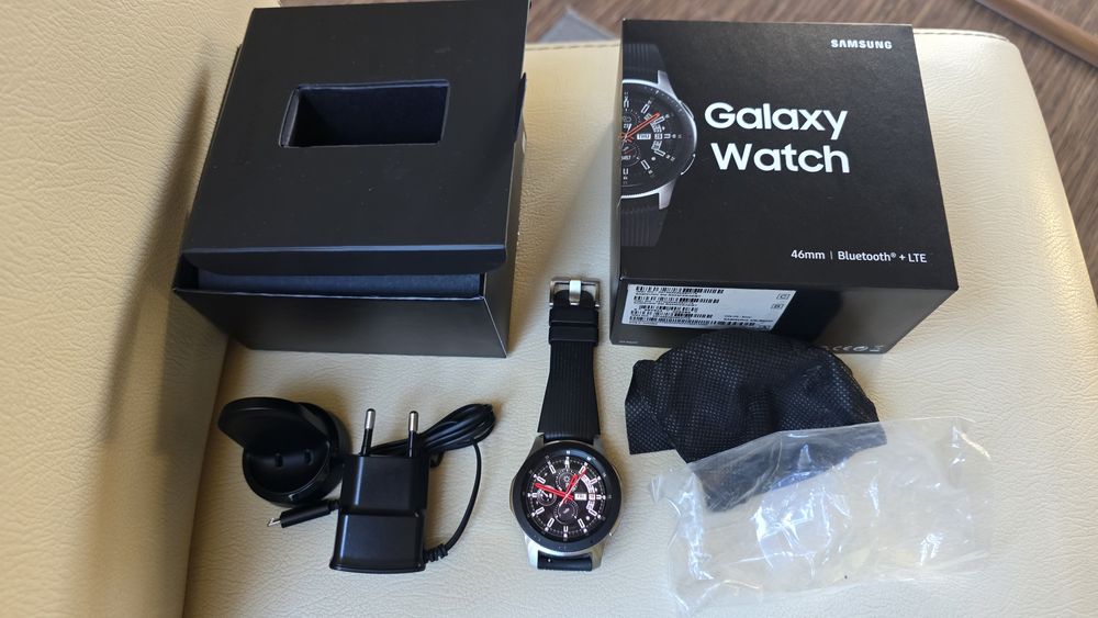 Samsung Galaxy Watch 46mm LTE BT Bluetooth SM-R805F prawie nieużywany