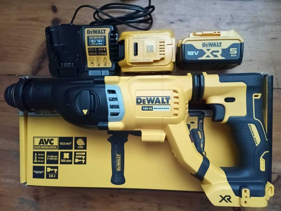 Najmocniejsza 18V młotowiertarka Dewalt DCH263 3,0J SDS+ 3 lata gwarancji
