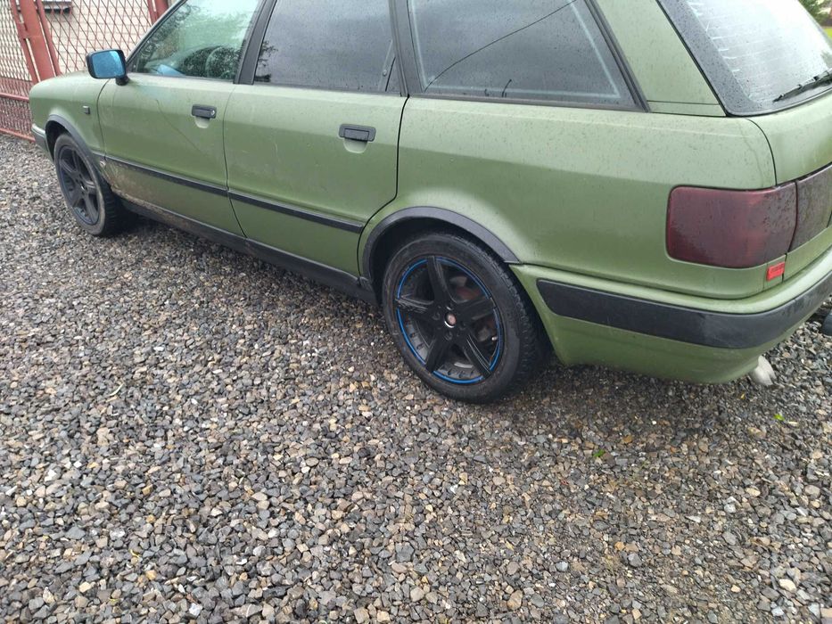 zderzak  klapa szyba zamek silniczek 80 b4 avant kombi  listwa klamka