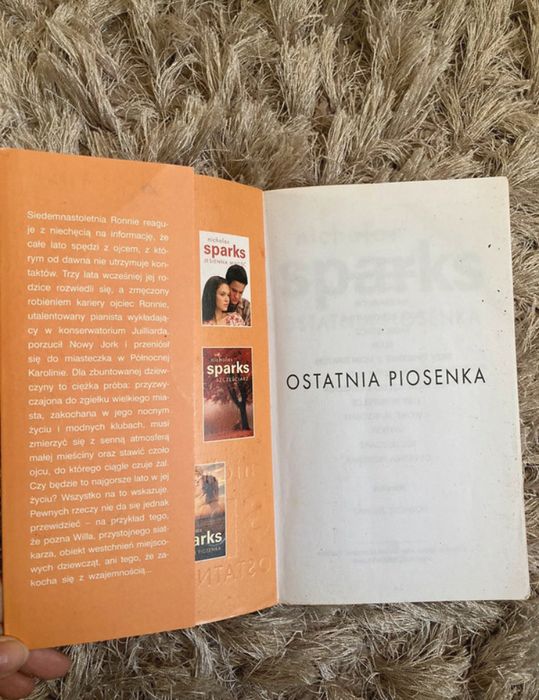 Ostatnia piosenka, Nicholas Sparks