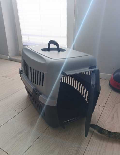 Transporter dla kota psa królika zwierzaka klatka kojec duży solidny